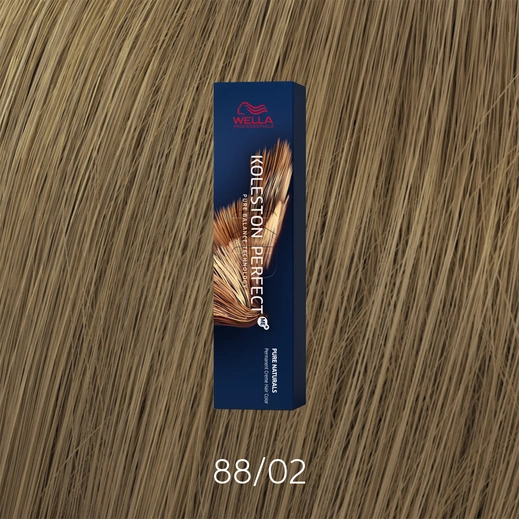 Wella Koleston Perfect Me+ Hajfesték - 88/02 - 60ml - Light Blonde Intensive Natural Matt képe 1